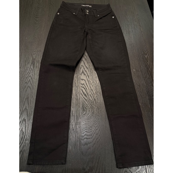 Levis 529 Curvy Skinny Leg Jeans Womens 4M W27 L32 Black Denim Pants 15586-0014 - Picture 2 of 11